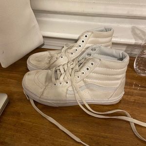 White high top vans